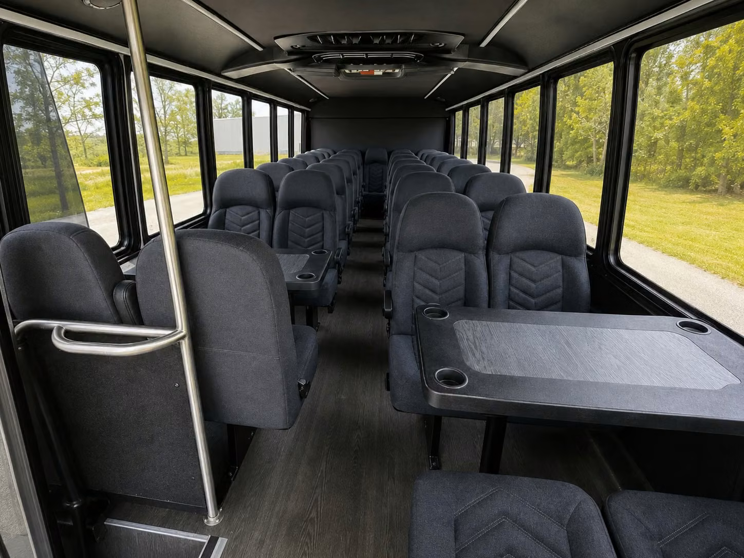 20 passenger minibus interior