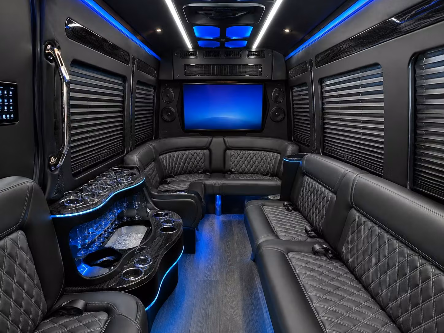 sprinter vans and limo sprinters give trenton prom groups a sleek private option
