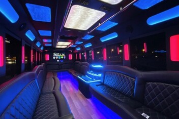 Trenton Limousine Bus Interior